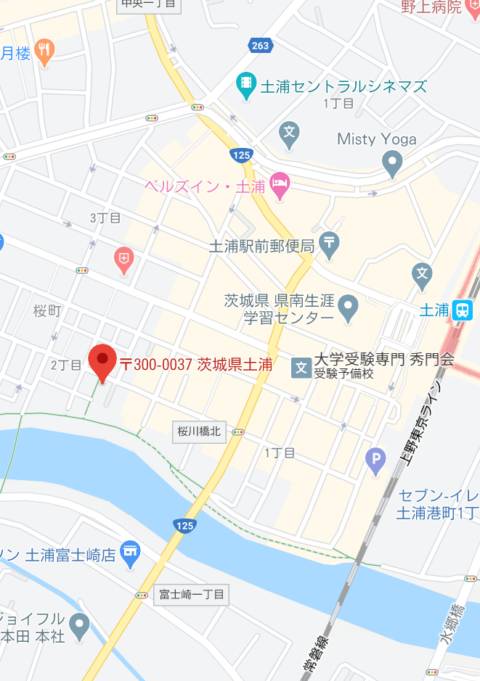 マップ｜TSUBAKI(つばき)土浦店（人妻系ヘルス/土浦桜町）