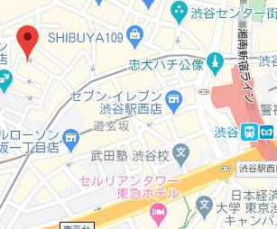マップ｜渋谷くいーんず（素人専門ホテヘル＆デリヘル/渋谷発・近郊）