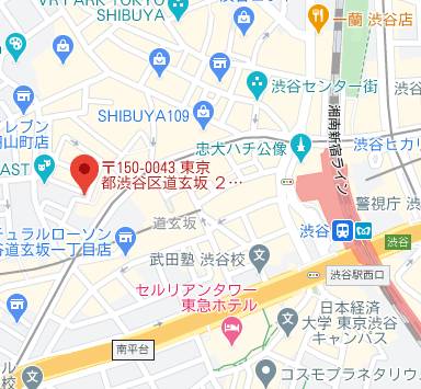 マップ（受付所）｜渋谷ガーデン（ホテヘル＆デリヘル/渋谷）