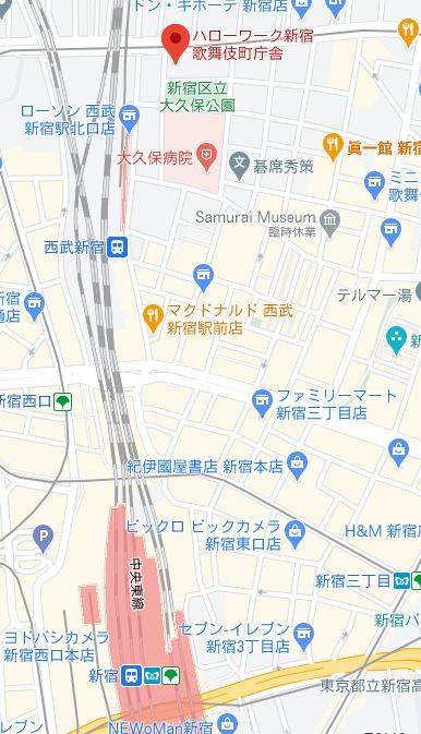 電話スポット｜ニューハーフヘルスLIBE 東京新宿（ニューハーフヘルス/新宿発・近郊}）