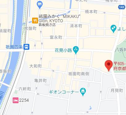 マップ｜クラブパッション祇園店（ホテヘル＆デリヘル/祇園）