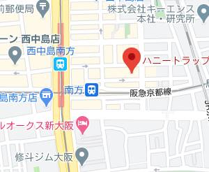 マップ（受付所）｜ハニートラップ(大阪)（ホテルエステ/西中島発・近郊）