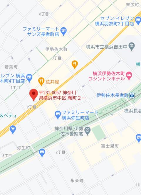 マップ｜横浜プロダクション（ファッションヘルス/曙町）