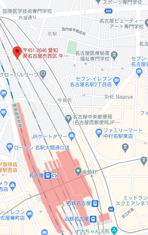 マップ｜星の源氏物語（ファッションヘルス/名古屋市西区）