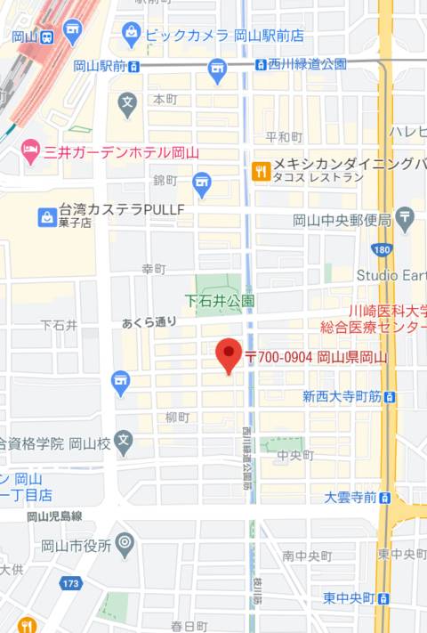 マップ｜パラオ（セクキャバ/田町駅（岡山市））