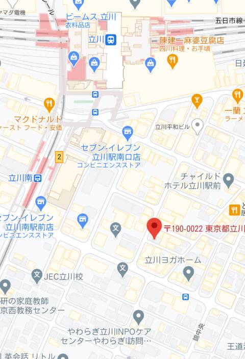 マップ｜ドレスライン（キャバクラ/立川}）