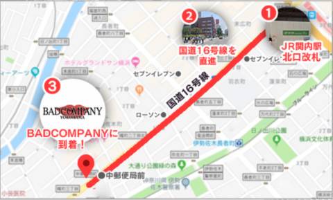 マップ1｜BAD COMPANY（バッドカンパニー）（OL専門ヘルス/曙町）