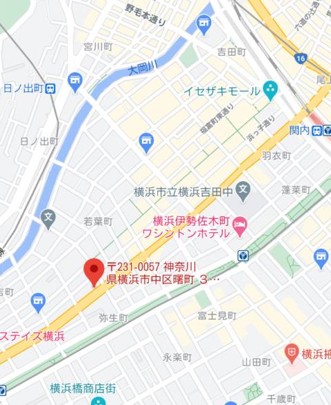 マップ｜シャロン横浜（ファッションヘルス/曙町）