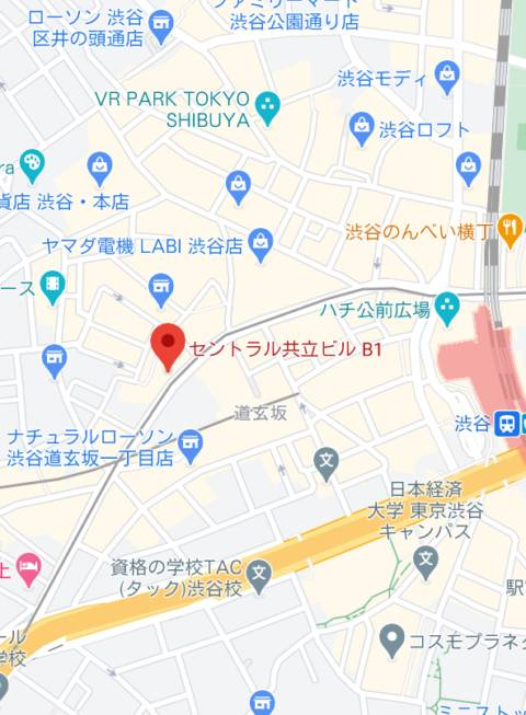 マップ｜渋谷FLAMINGO（セクキャバ/渋谷）