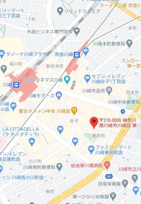 マップ｜PAIONEER(ぱいおにあ)川崎店（セクキャバ/川崎）