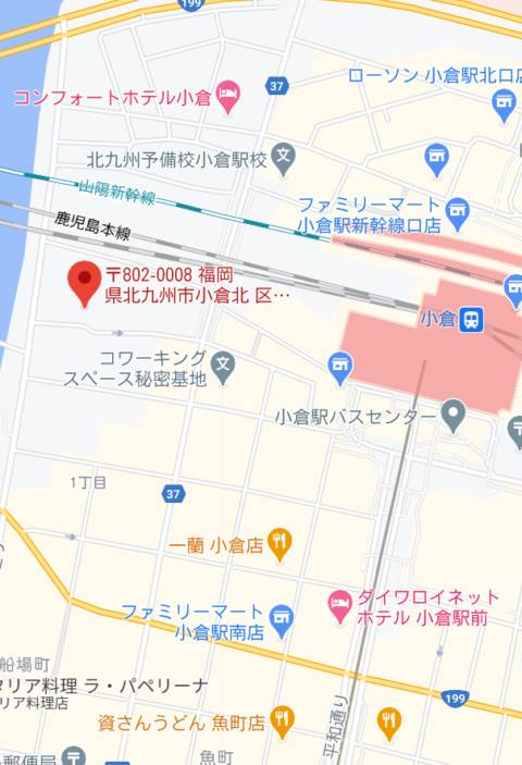 マップ｜LADY’S MART（レディースマート）（ソープランド/小倉）