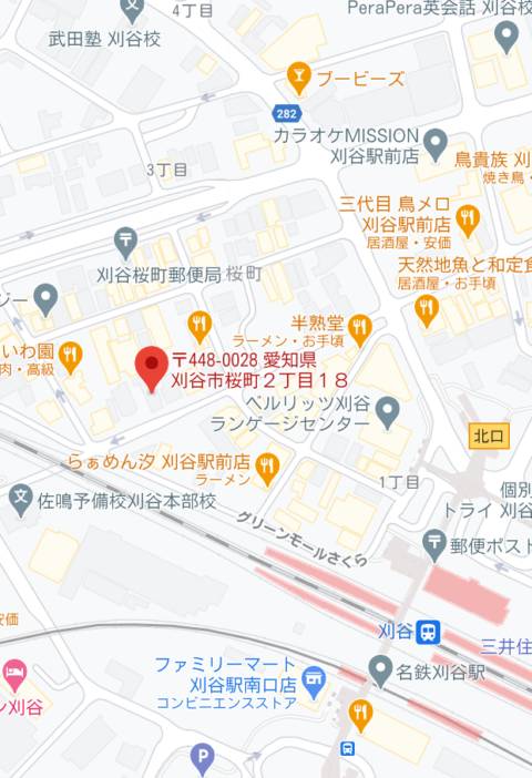 マップ|ファッションヘルス ライオンズ(ファッションヘルス/刈谷)