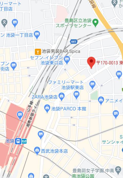 マップ｜アクアクラブ池袋店（出会い喫茶/池袋）