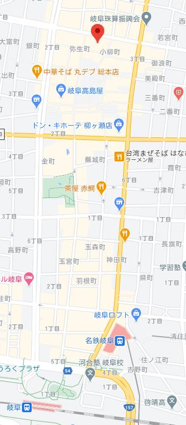 マップ｜フィッツ　岐阜（キャバクラ/岐阜）