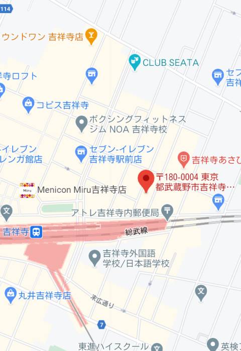 マップ｜JULIE＆ANNA Tokyo（セクキャバ/吉祥寺）