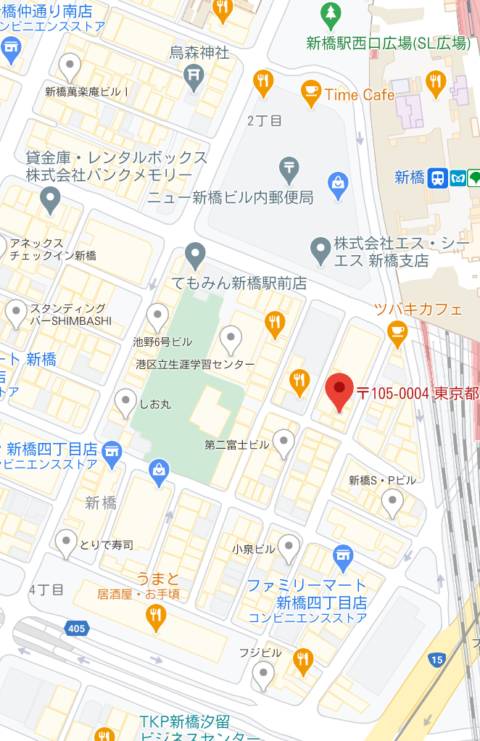 マップ｜Bertram（キャバクラ/新橋）