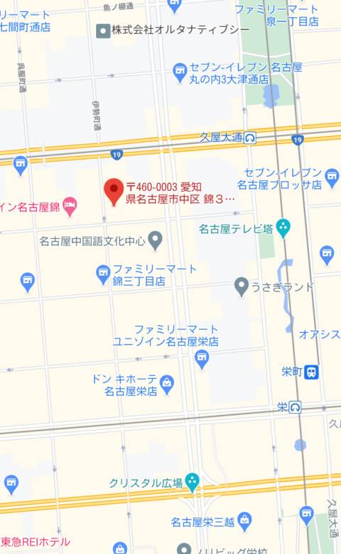マップ｜アジアンガーデン（キャバクラ/錦）