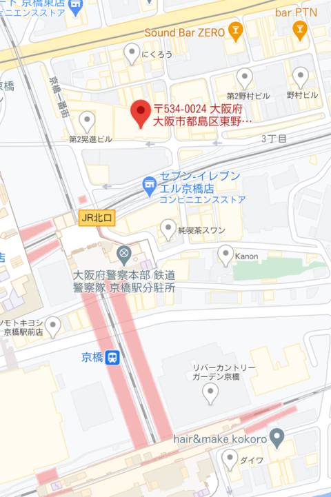 マップ｜club SAKURA(京橋)（キャバクラ/京橋）