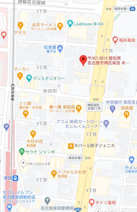 マップ｜キャバレー花園　柴田店（キャバクラ/柴田）