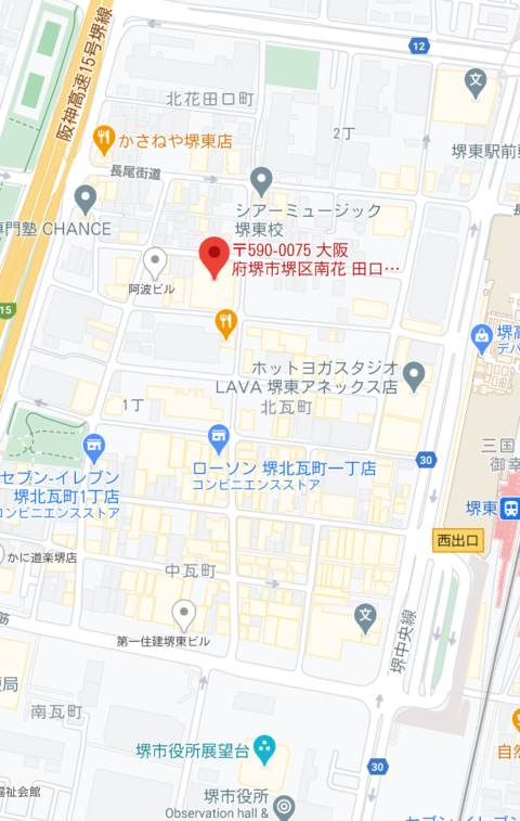 マップ｜ポニーテール堺東（キャバクラ/堺東）