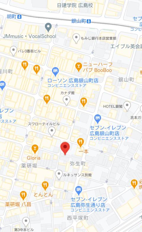 マップ｜HEAVEN Hand（店舗型オナクラ/銀山町）