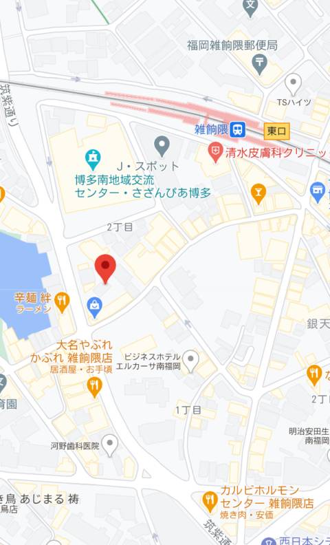 マップ｜キャンパス2（ファッションヘルス/雑餉隈）