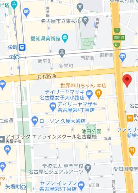 マップ｜ラブボート東新町（ファッションヘルス/新栄）