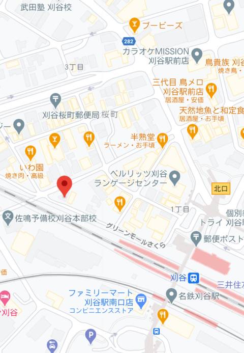 マップ｜プリティウーマン(刈谷)（ファッションヘルス/刈谷）