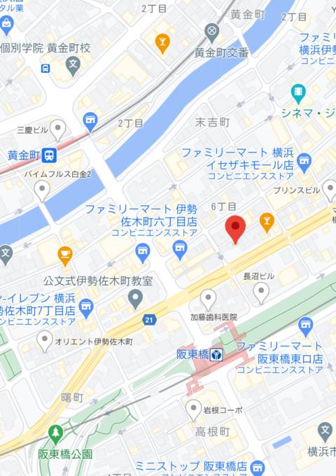 マップ｜ハンドdeフィーリングin横浜（FG系列）（店舗型オナクラ/横浜曙町）