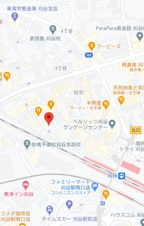 マップ｜ナインティーン（マットヘルス/刈谷）