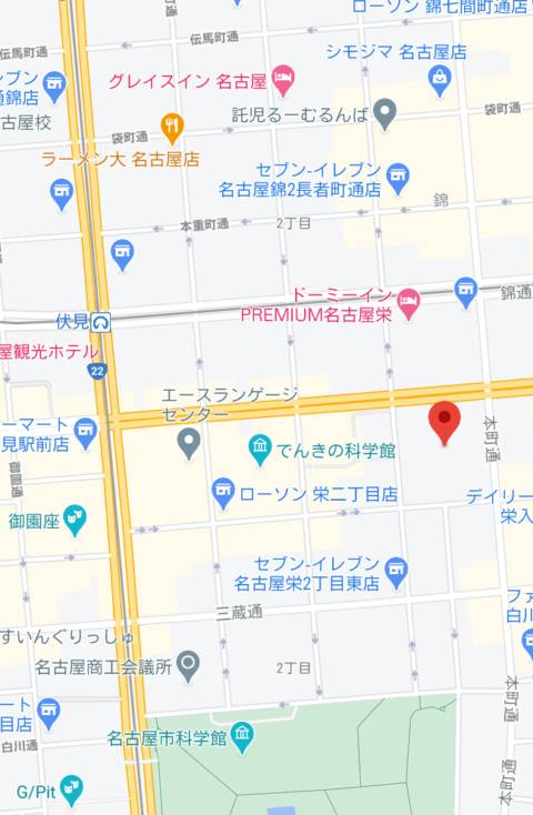 マップ｜ルポゼ（店舗型エステ/栄）