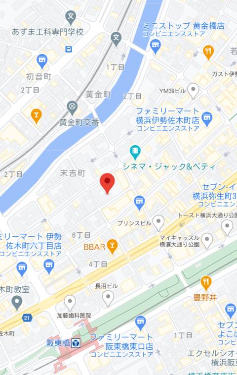 マップ｜横浜ペンギン（ファッションヘルス/横浜末吉町）