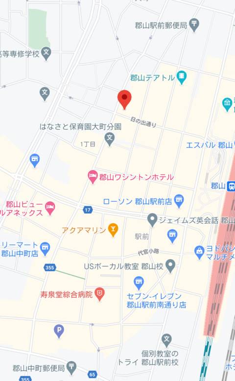 マップ｜宝塚（ファッションヘルス/郡山）