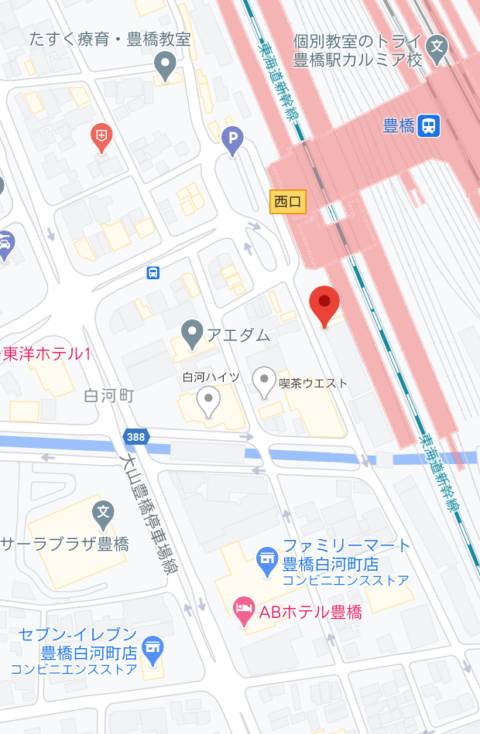 マップ｜ピンクのカーテン(豊橋)（ファッションヘルス/豊橋）