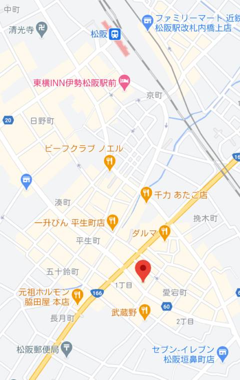 マップ｜ダイヤモンドヴィレッジ（キャバクラ/松阪）