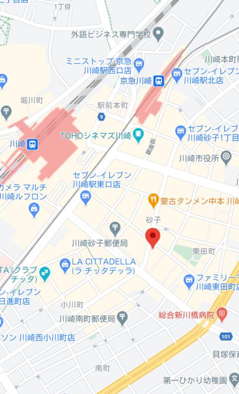 マップ｜club La Fete (ラフェット)（キャバクラ/川崎駅）