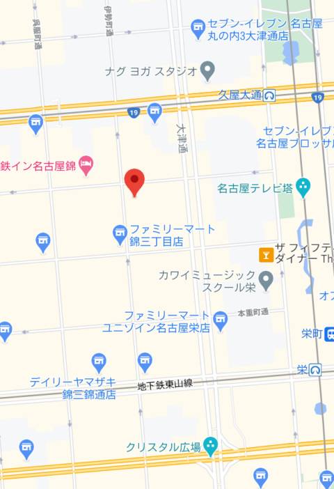 マップ｜ニュークラブ ザナドゥ（キャバクラ/錦（名古屋市））