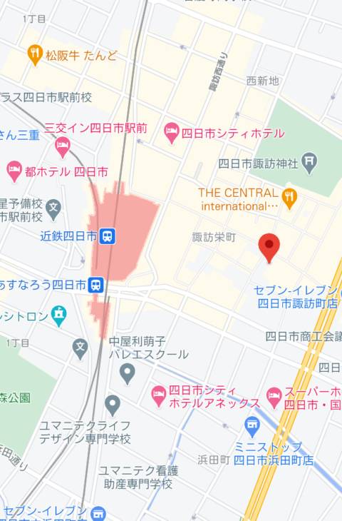 マップ｜THE BAMBOO(ザ バンブー)（キャバクラ/近鉄四日市）