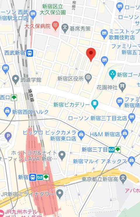 マップ｜TRUST(トラスト)（キャバクラ/新宿歌舞伎町）