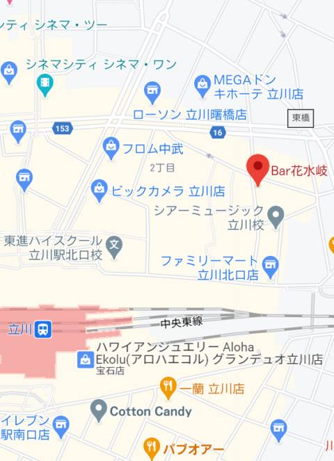 マップ｜花水岐（キャバクラ/立川）