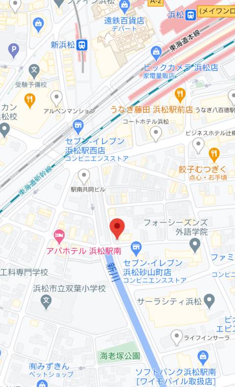 マップ｜steambath hamamatu（スチームバス浜松）（ソープランド/浜松）