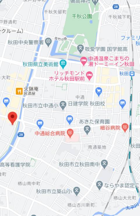 マップ｜レディース（ソープランド/川反}）