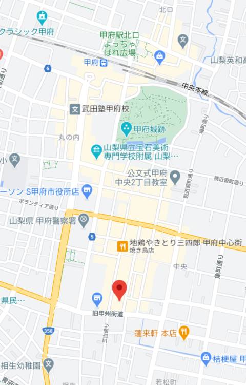 マップ｜スチワーデス（ソープランド/甲府）