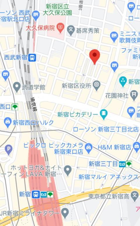 マップ｜リュアーグ（キャバクラ/新宿歌舞伎町）