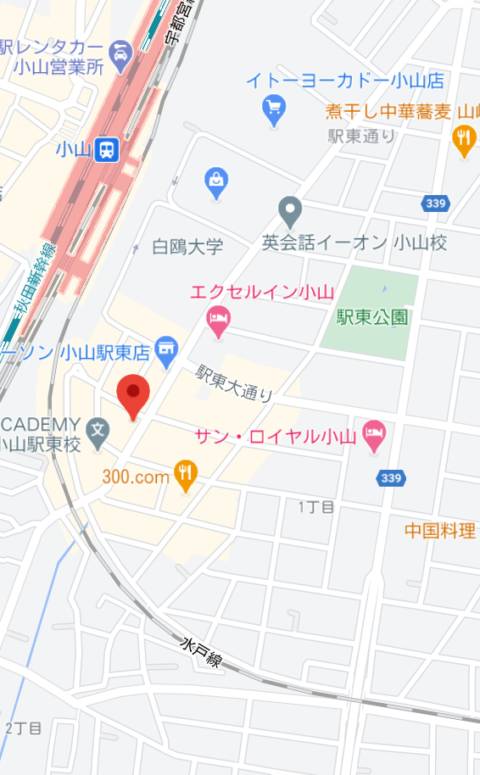 マップ｜スーパー料亭天女 小山（セクキャバ/小山）