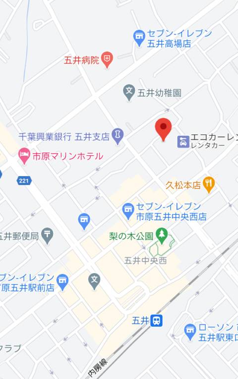 マップ｜五井中央スチーム（ソープランド/五井）