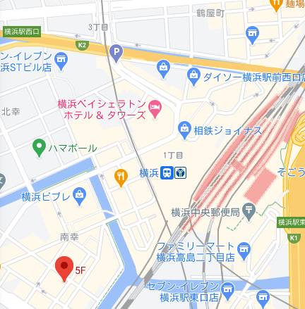 マップ｜横浜Candy Kiss（キャンディキッス）（セクキャバ/横浜駅）
