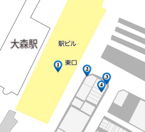マップ｜パイセン（セクキャバ/大森）