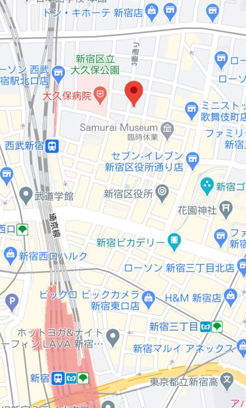 マップ｜倫乃風(リンノカゼ)（キャバクラ/新宿歌舞伎町）