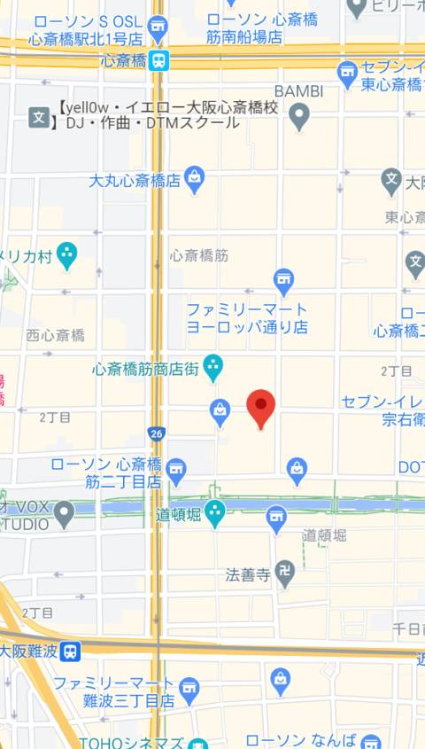 マップ｜CLUB Espoir -エスポワール-（キャバクラ/心斎橋）